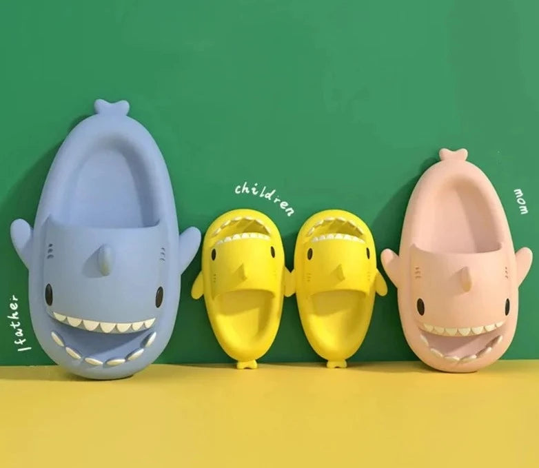 SLIPLIFY™ Bath and Beach Summer Shark Slippers for Women and Men